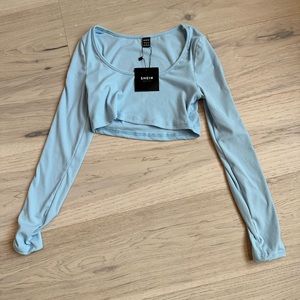 Shein cropped long sleeve